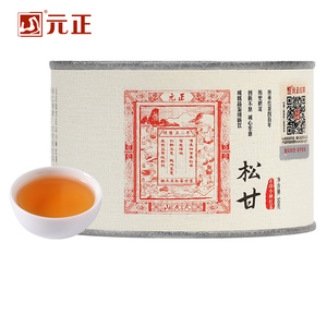 元正 茶票系列松甘正山小种红茶茶叶传统烟熏罐装松烟香桂圆味50g