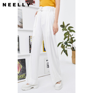 【阳子YZ&纳丽】NEELLY纳夏季新款高腰环扣系带长裤N022105BH164