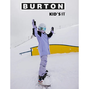 23-24雪季Burton男童女童儿童防风防水滑雪服户外夹克KD  Powline