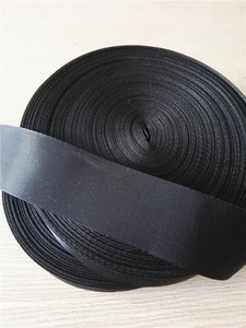 黑色尼龙平纹织带 书包带 箱包带 背包带捆绑打包编织带1-5cm