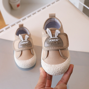 男女宝宝机能学步鞋春季新款儿童婴儿鞋子软底0-1-4岁小童帆布鞋