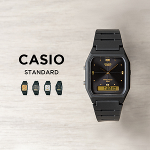 包拼邮日本代购 CASIO卡西欧方块表双显示手表复古石英腕表女