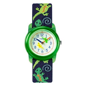 包拼邮日本代购 Timex天美时可爱儿童手表恐龙图案伸缩式表带腕表