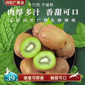 闫钦广果业太白山绿心猕猴桃国产可即食非奇异果包邮