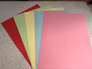 120克A4彩色卡纸 桌牌纸 折纸 彩色打印纸 多种颜色可选100张一包