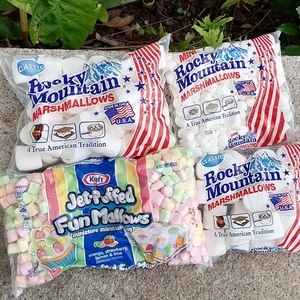 Marshmallows美国进口落基山卡夫棉花糖雪花酥牛轧糖Diy烧烤材料