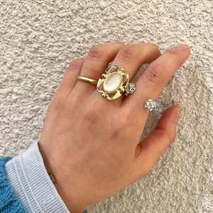 日本直邮 BEAMS BOY 大颗粒树脂宝石复古色调 戒指13-42-0472-960