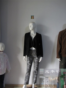 外贸原单女式春秋常规款黑色/米色木天丝时尚休闲春夏外套样衣