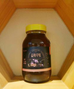 大连桑地蜜蜂益母草蜂蜜专柜正品，支持验货，玻璃装