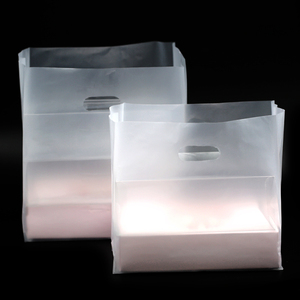 透明快餐打包袋饭盒餐盒外卖袋烘焙沙拉蛋挞寿司手提塑料袋定制