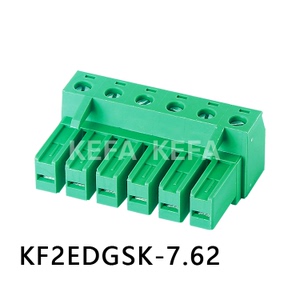 科发连接器KF2EDGSK/2EDGSKM间距7.62mm大电流插拔式组合接线端子