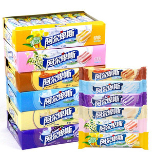 阿尔卑斯软糖33g*21条整盒批零食糖果香软牛奶糖不凡帝网红零食