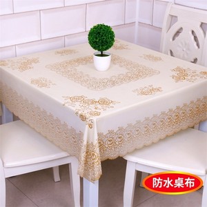 防水防油免洗正方形台布pvc塑料长方形餐桌垫四方桌八仙桌布盖布