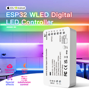 ESP32WLED控制器5-24V支持WS2811 2812B SK6812 SM16703等灯带DIY
