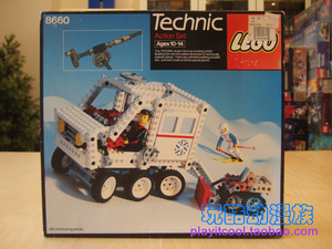 『玩酷动漫族』1986年绝版乐高 科技系列 8660 北极救援越野车