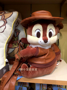 现货东京迪士尼store2019奇奇蒂蒂救援队 松鼠大作战公仔双肩背包