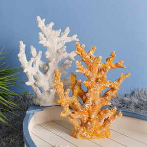 地中海树脂仿真珊瑚装饰摆件水族箱鱼缸造景海洋风主题装饰品摆设