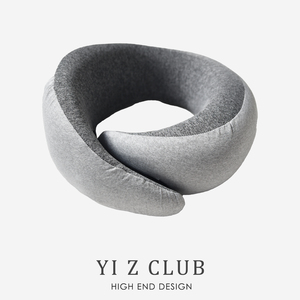 Yi Z CLUB 出差旅行午睡人体工学高回弹记忆海绵护颈椎U型枕头0.4