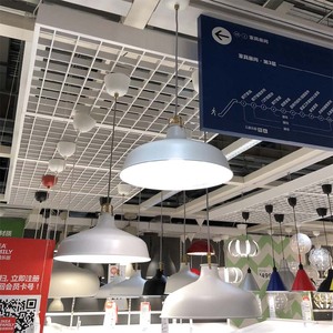 宜家IKEA勒纳普北欧简约怀旧餐厅吧台灯单头复工业吊灯温馨正品