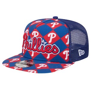 MLB代购正品New Era亚特兰大勇士红雀费城人队棒球帽字母网眼帽子