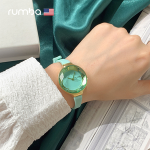 rumbatime原装美国正品超薄石英女士手表正品韩国潮流时尚腕表