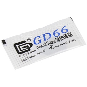 GD66导热硅脂散热0.5克小袋装迷你包芯片LED散热器用导热膏非硅胶