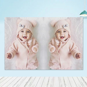 可爱外国男宝宝海报光身子婴儿墙画卧室装饰怀孕新生宝宝贴画A12