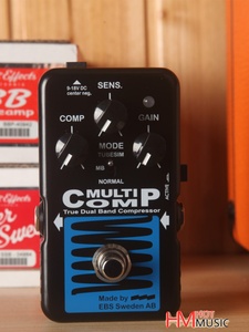 EBS MultiComp Compressor Bass 电贝斯贝司电吉他压缩单块效果器