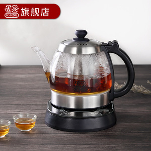 吉谷TA0303高硼硅玻璃c煮茶壶恒温电水壶电热烧水壶养生煮茶壶