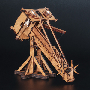 罗马扭力炮中世纪帝国时代古战车拼装模型手工复古解压大男孩礼物