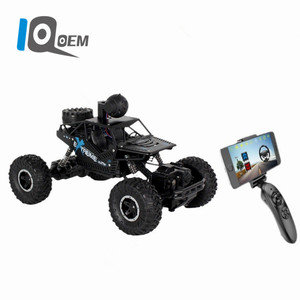IQOEM 2.4g遥控带摄像头智能视频车逗猫狗玩具大号高速合金越野车