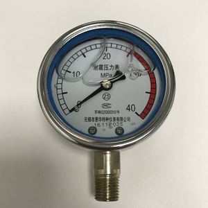 耐震压力表 直径60mm 压力40mpa 螺纹ZG1/4PT 无锡市惠华特种仪表