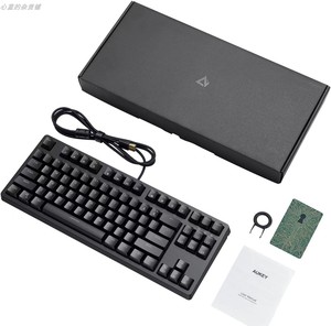 AUKEY傲基幻彩红轴青轴笔记本台式电脑电竞游戏RGB发背光机械键盘