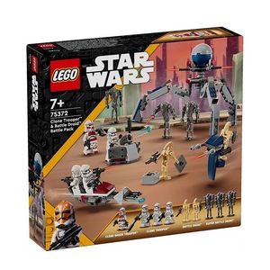 LEGO 75372 乐高积木玩具 星球大战 克隆人与战斗机器人人仔套装