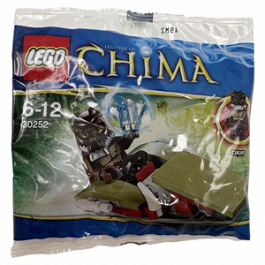 LEGO30252乐高积木玩具Chima气功传奇人仔拼砌包笨蛋鳄沼泽喷射艇