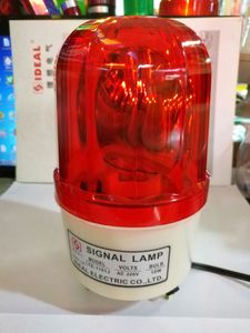 理想LTE-1101J声光报警器 220V旋转警报灯102直径闪烁灯带声音24V