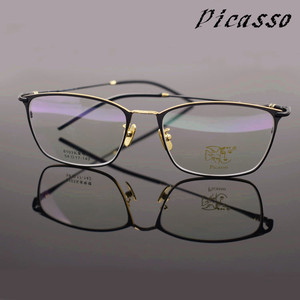 毕加索PICASSO青年中性款钛质鼻托轻量化近视光学眼镜架