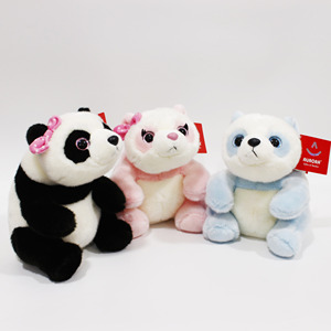 可爱熊猫毛绒玩具情侣熊猫公仔彩色大熊猫抱抱熊儿童安抚玩偶男女