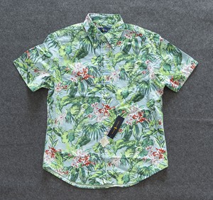 现货Polo Ralph Lauren夏季热带植物夏威夷复古度假短袖衬衫非RRL