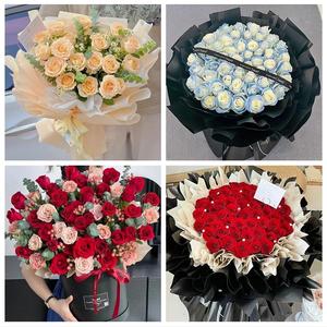 上海市浦东新区航头祝桥泥城镇同城鲜花店配送38节玫瑰给女友老婆