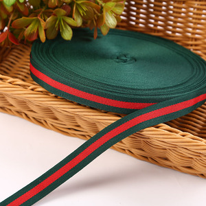 1cm-4cm绿红绿织带圣诞丝带烘焙丝带 古奇包包装饰
