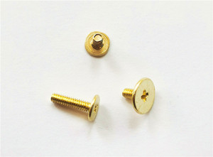 镀铜金色CM薄头螺丝大扁平头十字小螺丝钉M2M2.5M3M4M6圆头5-12mm