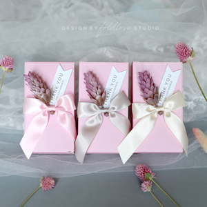 哲糖粉色喜糖盒欧式森系粉色婚礼喜糖盒子创意婚庆结婚喜糖盒糖袋