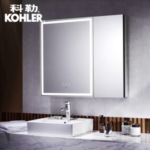 科勒KOHLER悦明智能感应镜柜浴室镜子防雾带灯镜子30495T 29828