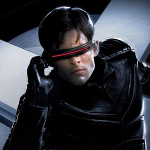 XmanX战警偏光连体片镭射墨镜Coser表演偏光太阳镜男小脸眼镜