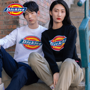 Dickies卫衣经典情侣款印花LOGO圆领 男女纯棉四季休闲DK007059