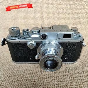 古董相机佳能仿莱卡机械旁轴胶卷胶片相机快门工作苏联拉伸镜头