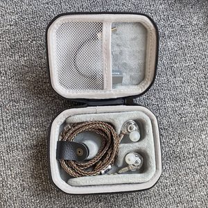 有线耳机收纳包抗压盒便携拉链EVA多功能大腔体耳塞保护套小包