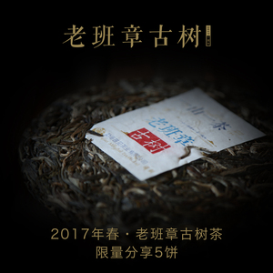 普见古茶2017年春一山一茶【老班章古树】古生300 春茶玩家收藏