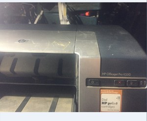 惠普HPK550 K5300 K5400打印机 测试惠普88 18墨盒 打印头喷墨机